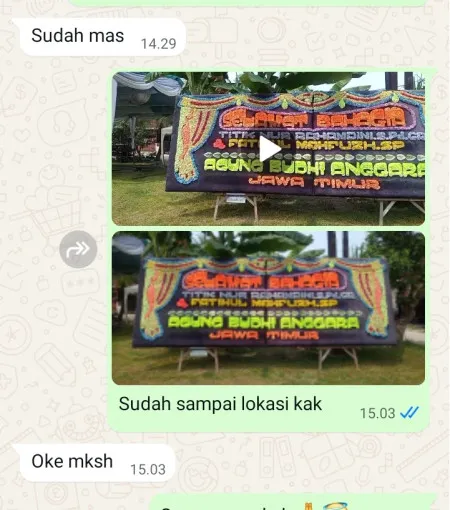 Pengiriman Papan Bunga Rumah Duka Rs Fatmawati