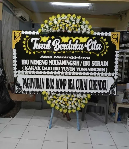Papan Bunga Duka Rumah Duka Rs Fatmawati