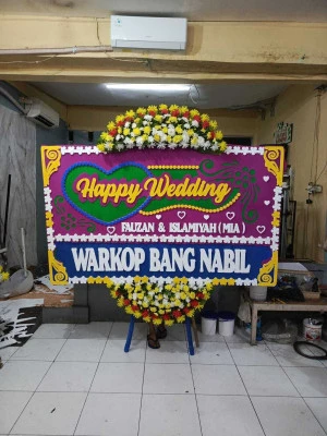Papan Bunga di Rumah Duka Rs Fatmawati