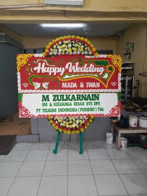 Papan Bunga di Rumah Duka Rs Fatmawati